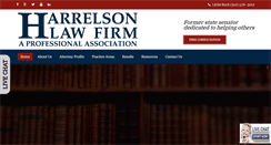 Desktop Screenshot of harrelsonfirm.com